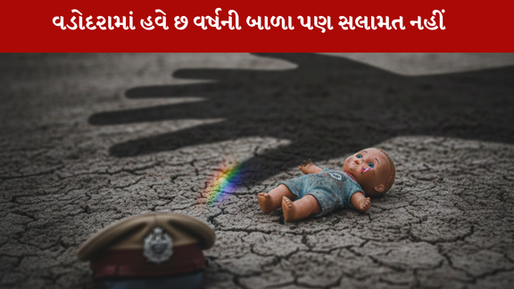 Vadodaraમાં છ વર્ષની બાળકી પર દુષ્કર્મનો પ્રયાસ થતાં શહેરમાં આક્રોશ છે.