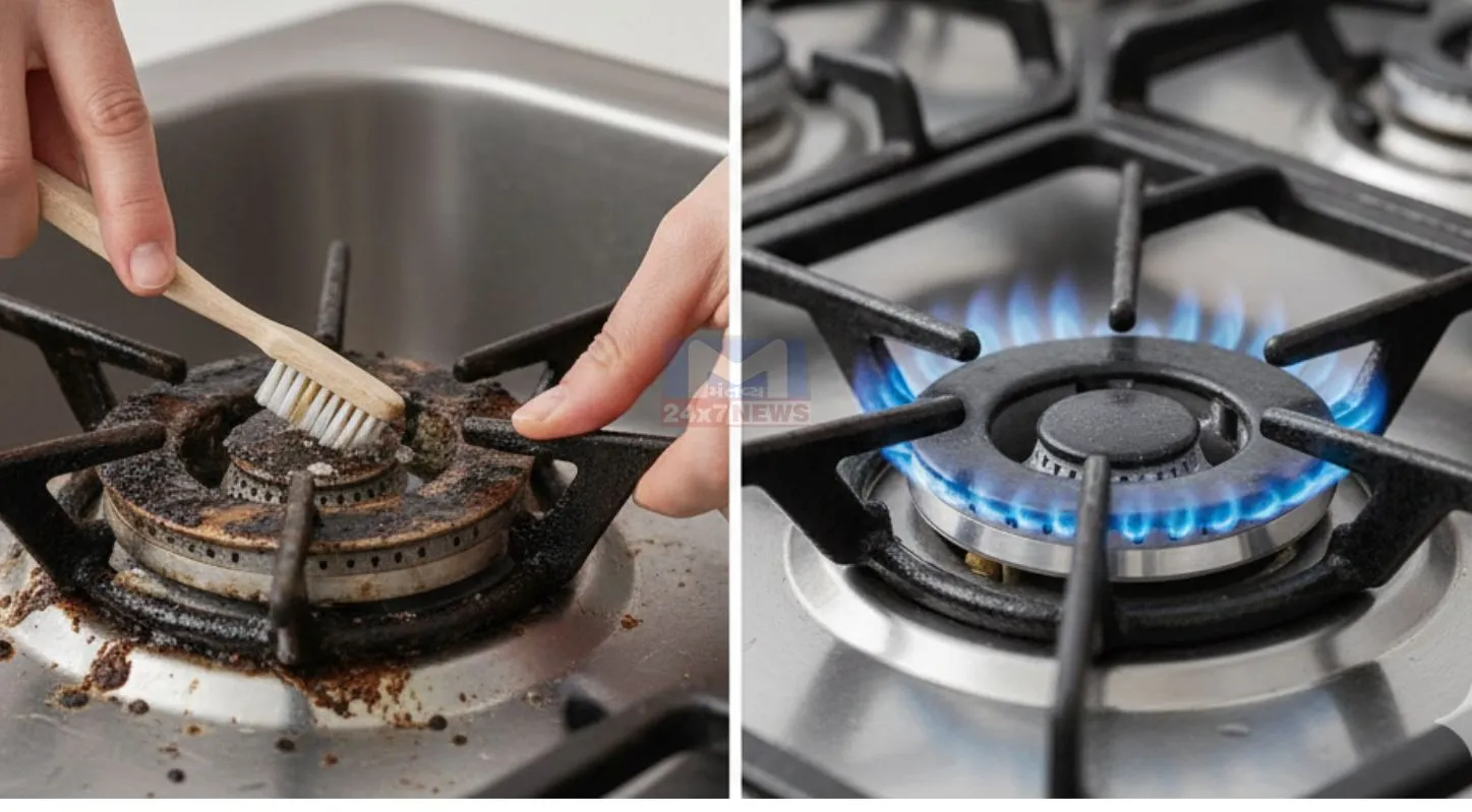 Gas Burner, ગેસ બર્નર, સાફ, ક્લિનિંગ, ટિપ્સ