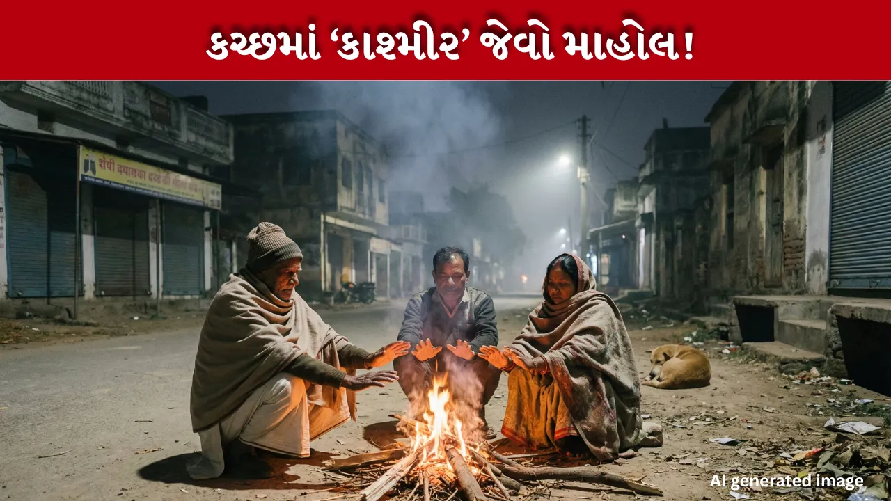 Cold Wave in Kutch Naliya