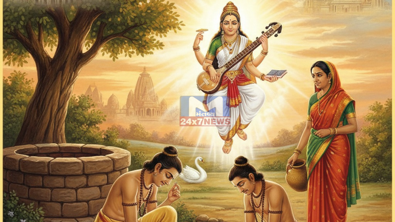 Kalidas' pride and Saraswati's teachings
