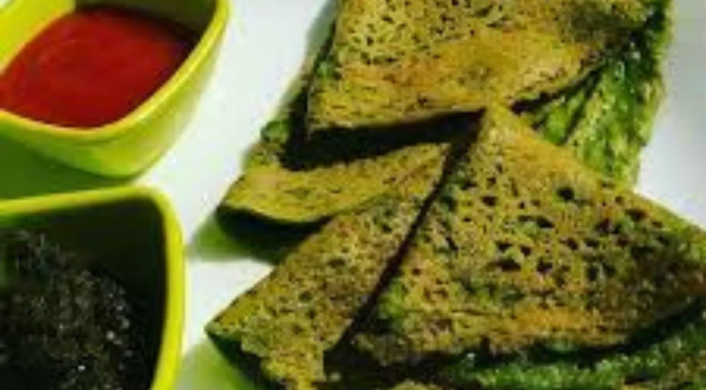 Palak Chilla, પાલખ ચીલા, હૅલ્ધી બ્રેકફાસ્ટ, રેસિપી