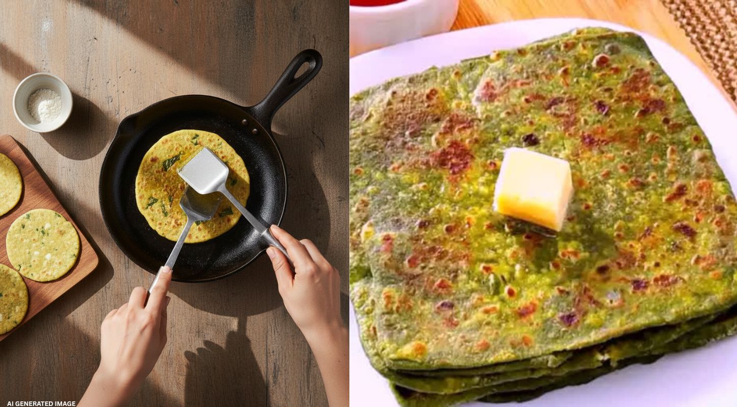 Palak Paneer Paratha,પાલખ પનીર પરોઠા, બાળકો,લંચ બોક્સ ,રેસિપી