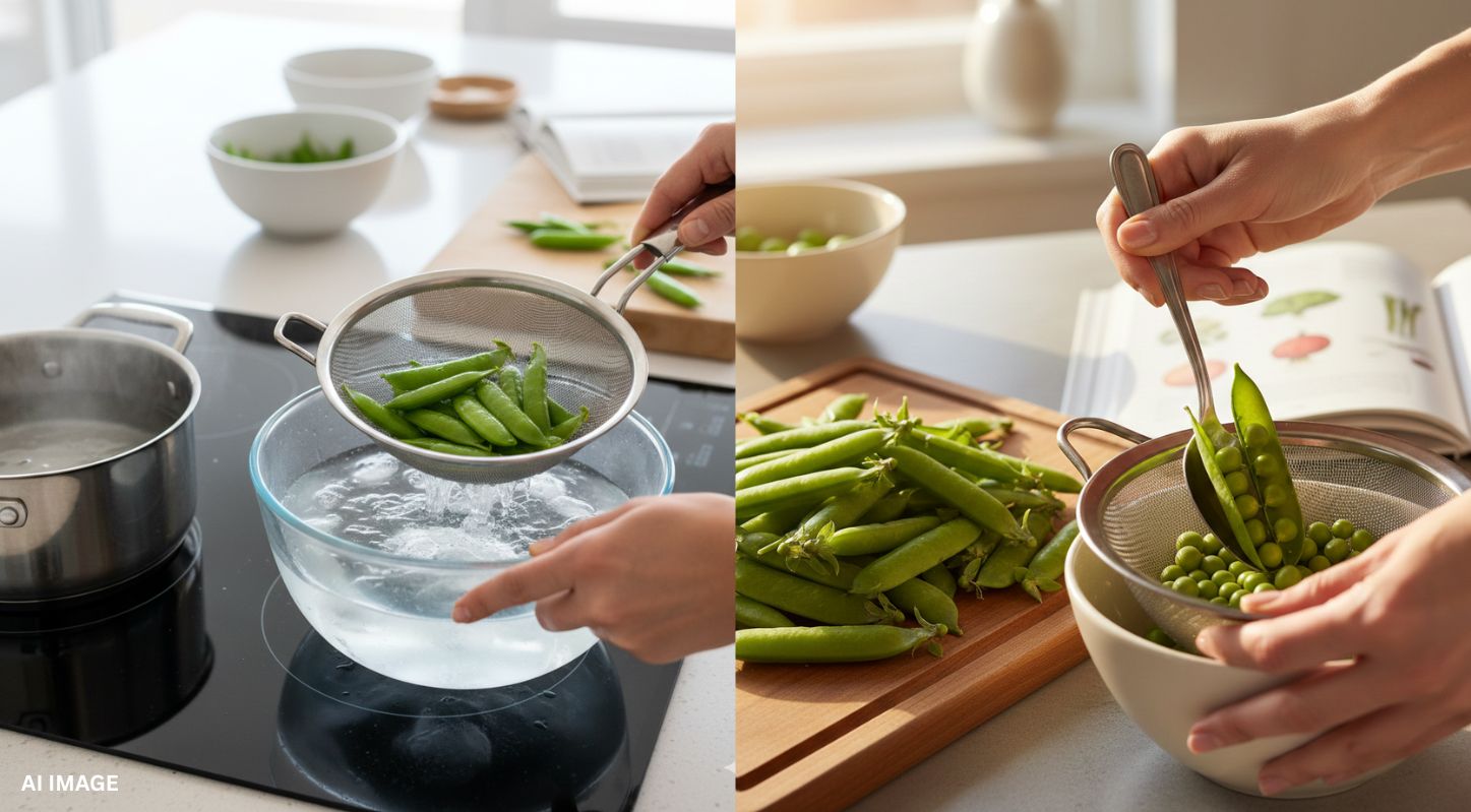 Green Peas, વટાણા, ફોલવા, શિયાળા, ટ્રિક