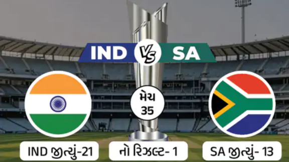 સાઉથ આફ્રિકા સામે ટી-20માં ભારતનો હાથ ઉપર
