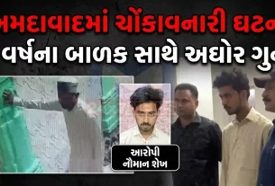 મસ્જિદમાં બાળક સાથે સૃષ્ટિ વિરુદ્ધ કૃત્ય, CCTVમાં આરોપી કેદ