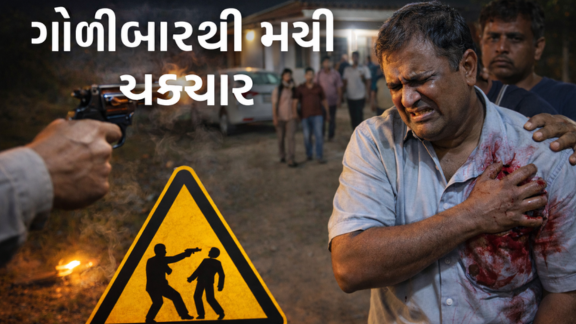 વડોદરામાં ગુમ યુવતીના કુટુંબીજનો પર ગોળીબાર (Firing)