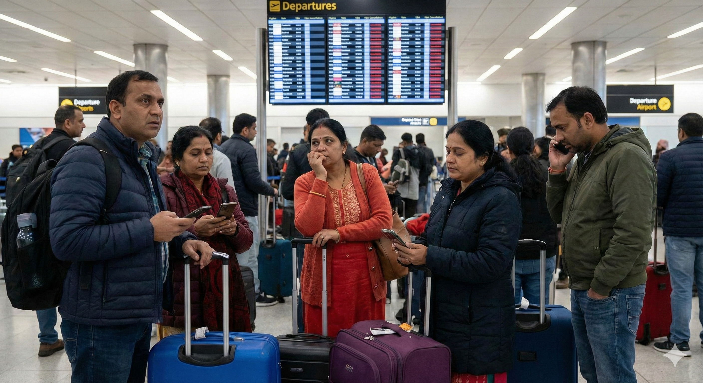 Americaથી આવેલા ભારતમાં ફસાયા
