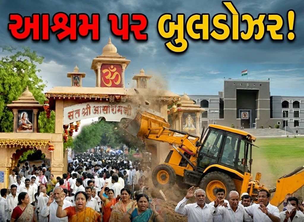 આસારામ આશ્રમ પર બુલડોઝર! Gujarat High Courtનું ગ્રીન સિગનલ