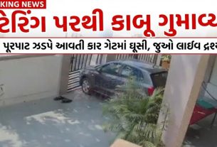 K-K Nagarમાં કહેર! હોન્ડા સિટી બંગલાના ગેટમાં ધડાકાભેર અથડાઈ