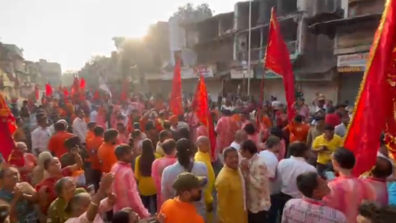 માતાજીની યાત્રાને મેયરે પ્રસ્થાન કરાવ્યું