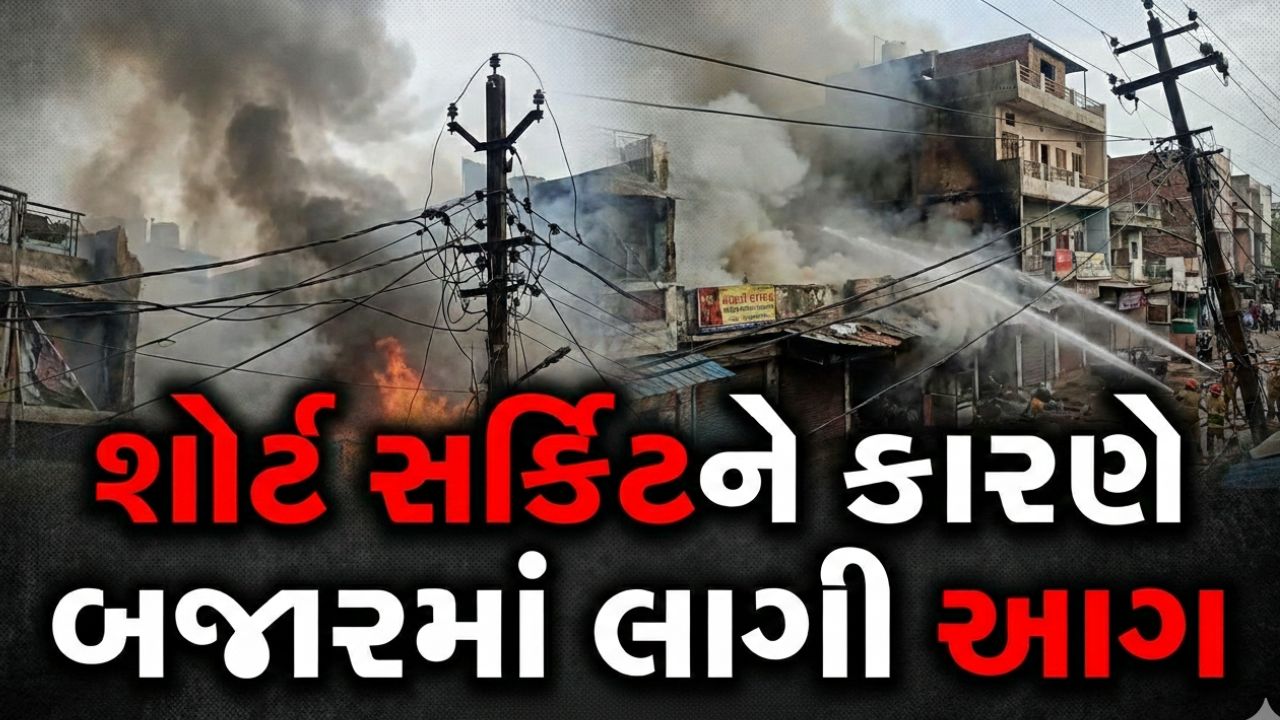 Kapad Market Fire