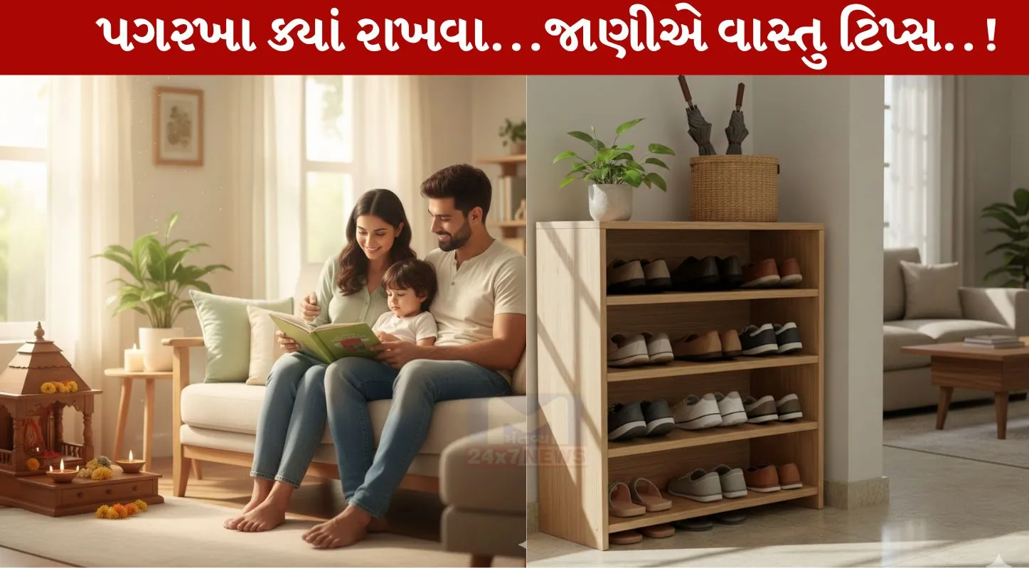 Vastu Shashtra ,વાસ્તુશાસ્ત્ર,જૂતા-ચપ્પલ, સાચી દિશા