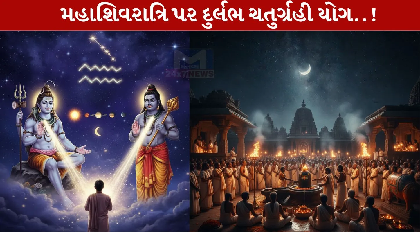 મહાશિવરાત્રિએ 4 ગ્રહોનો ચતુર્ગ્રહી યોગ…શિવ-શનિ 4 રાશિઓને બનાવશે ધનવાન!