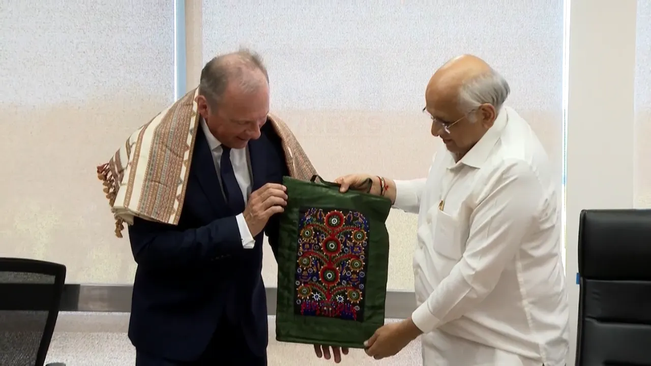 Luxembourg Finance Minister Gujarat Visit