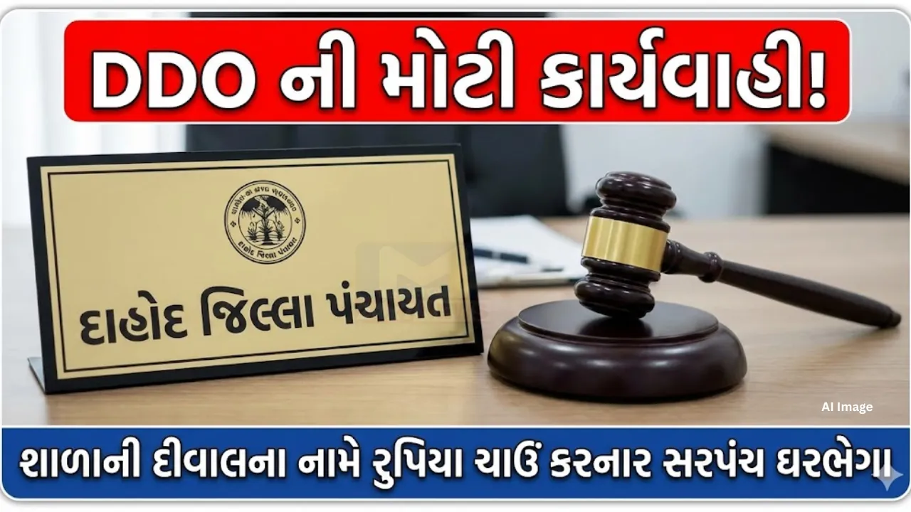 Dahod Sarpanch Radhika Ninama suspended