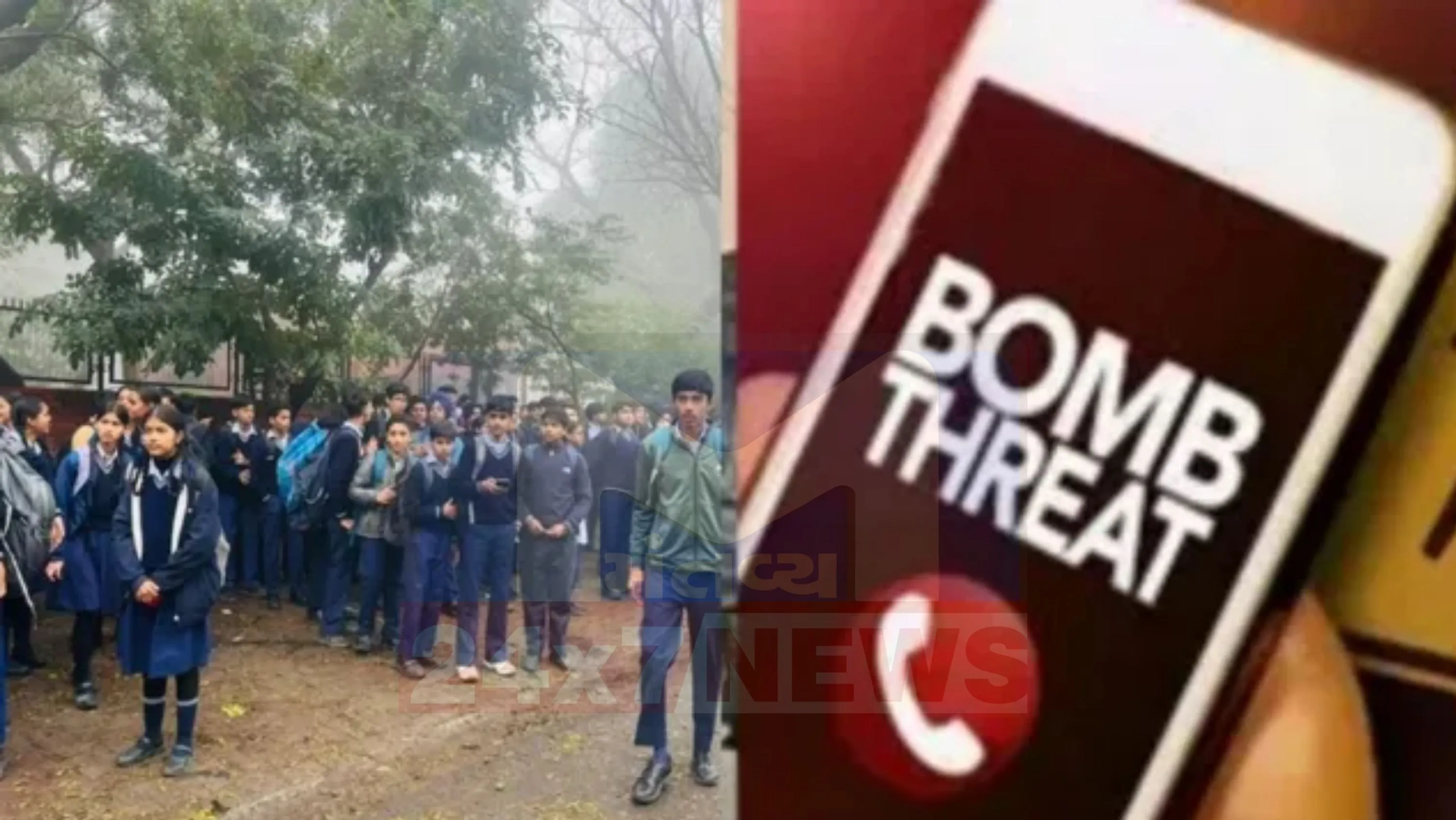 (Bomb Threat)દિલ્હી પોલીસને માહિતી આપી હતી.