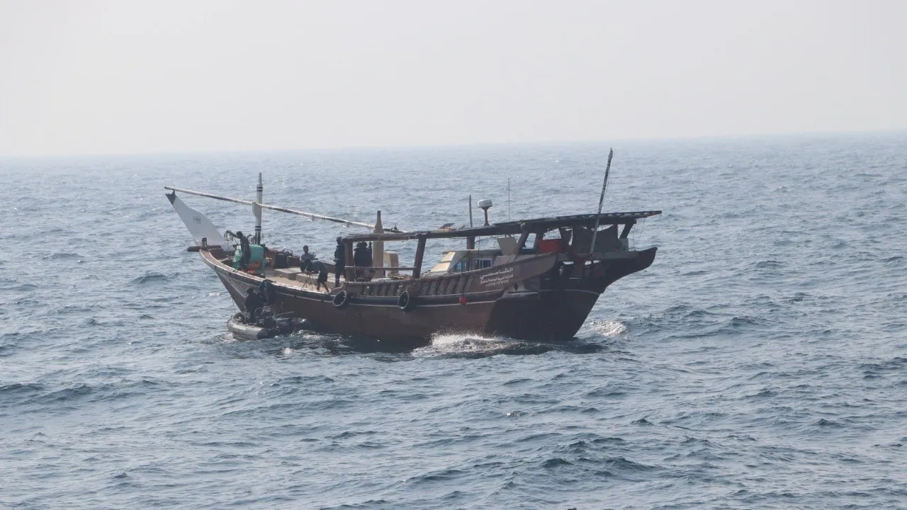 Al Mukhtar Boat Seized Dwarka Sea