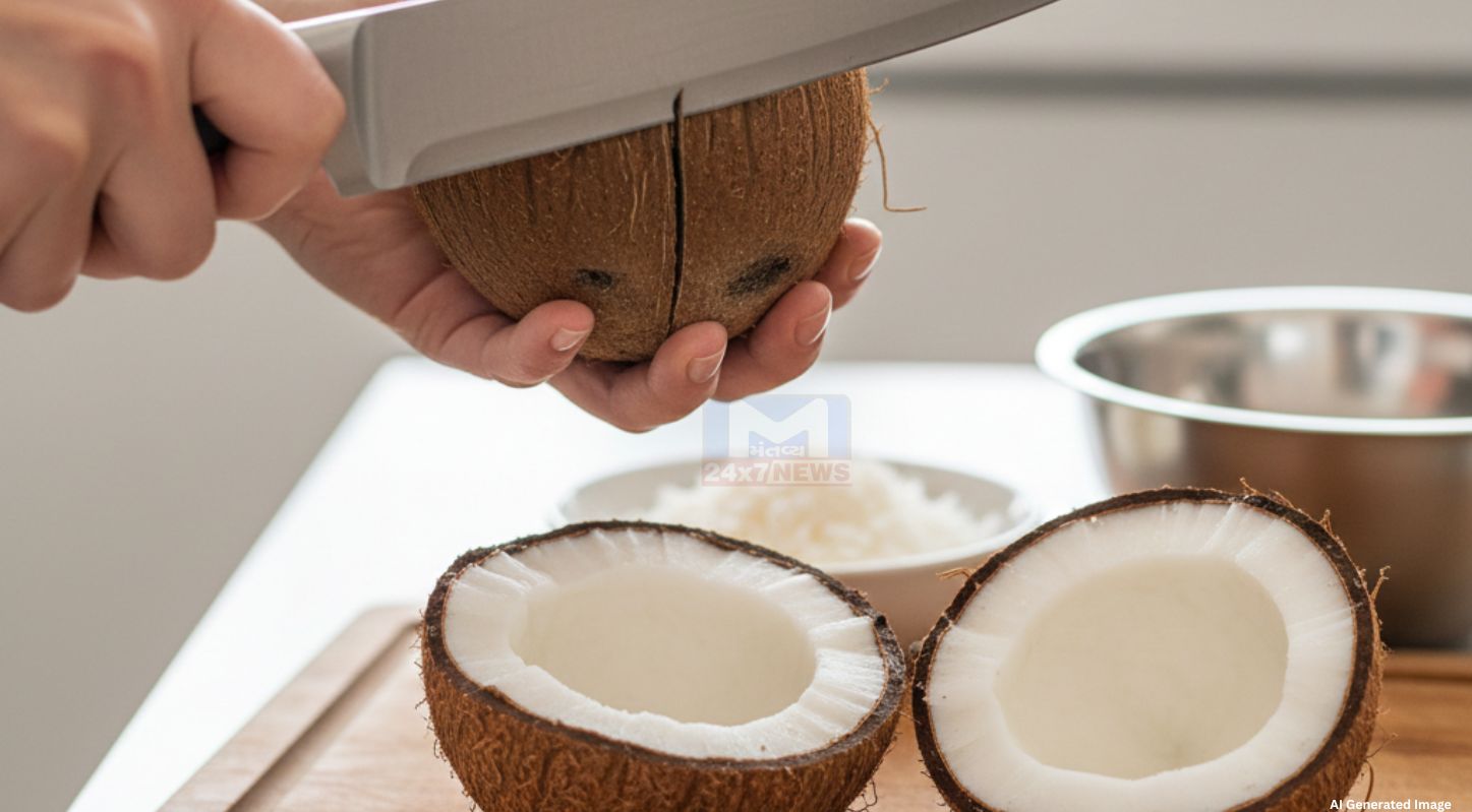 Coconut, વધેરવાની, સ્માર્ટ ,ટ્રિક