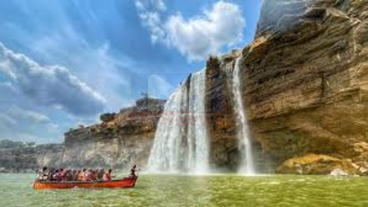 Waterfall rainbow