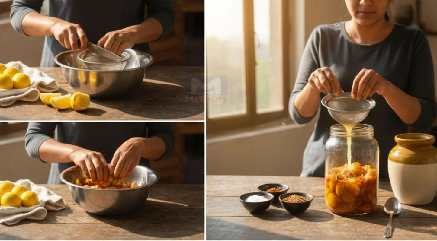 Lemon Pickle,દાદી-નાની ,સ્ટાઇલથી લીંબુનું અથાણું