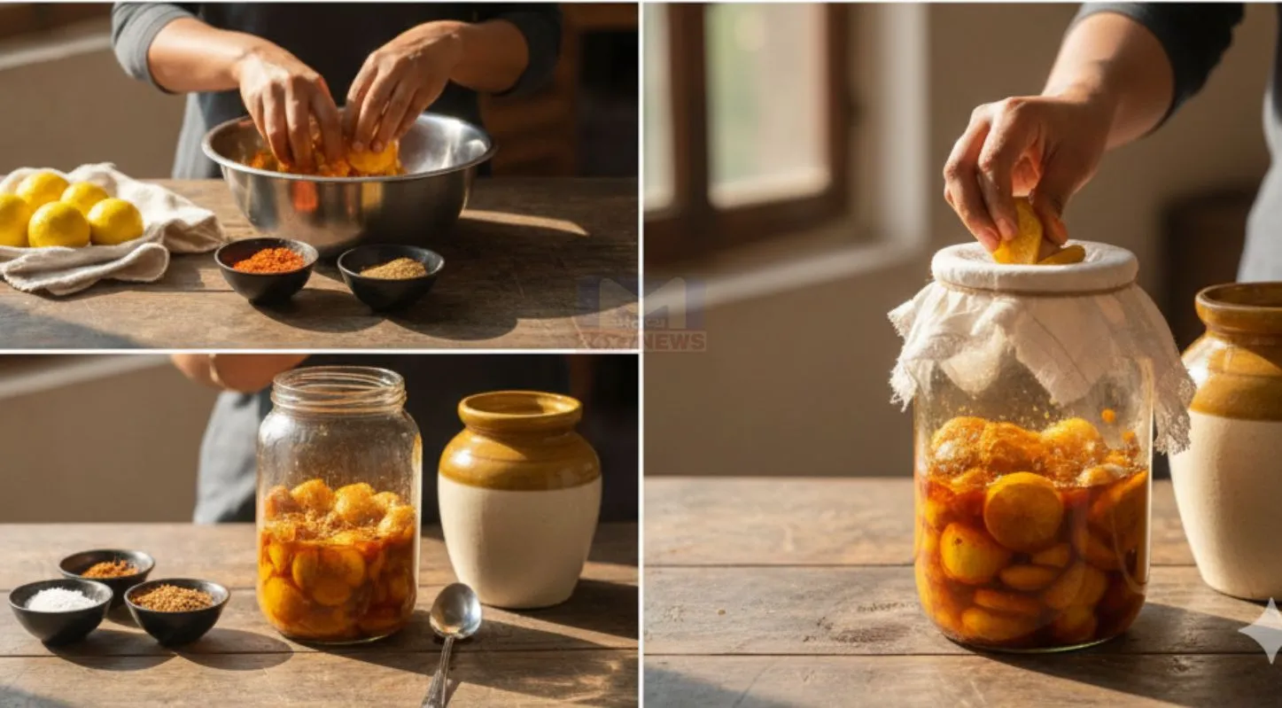 Lemon Pickle,દાદી-નાની ,સ્ટાઇલથી લીંબુનું અથાણું