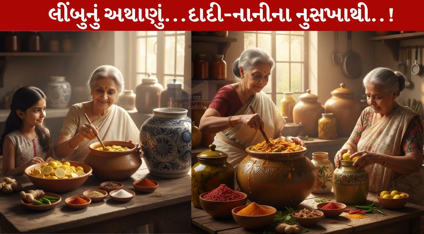 દાદીમા-નાનીમાની જૂનવાણી પદ્ધતિથી બનાવો લીંબુનું ખટમીઠું અથાણું…વર્ષો સુધી નહિં થાય ખરાબ..!