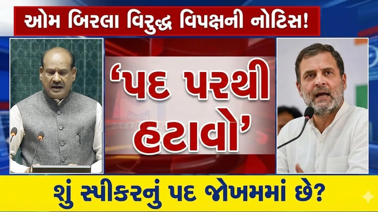 Om Birla Removal Notice