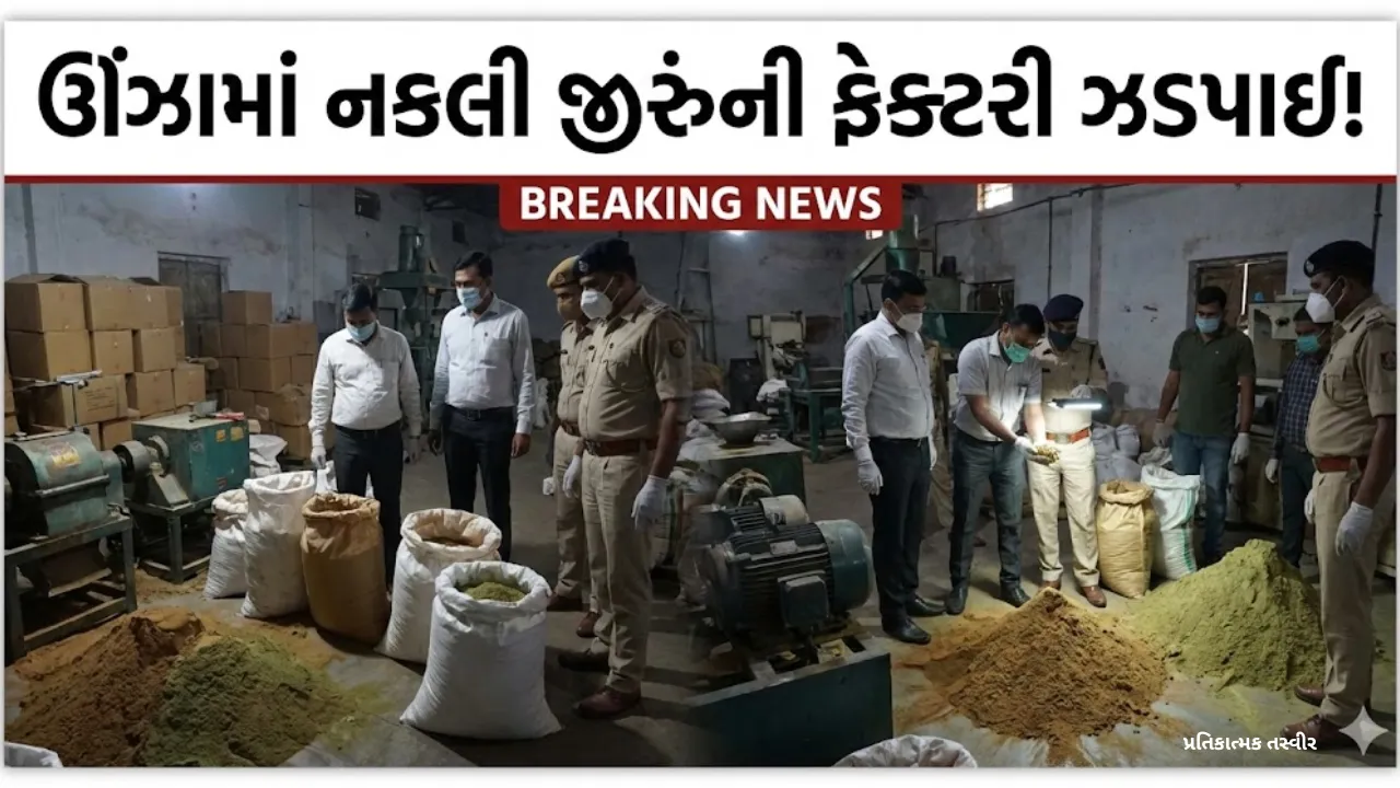 Unjha Fake Cumin Factory Raid