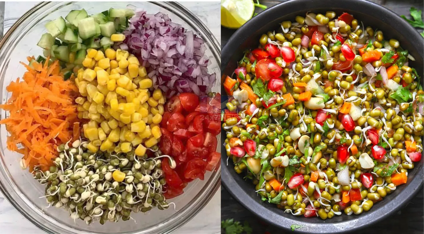 Moong Sprouts Salad,વજન ઘટાડવા,હૅલ્ધી, રેસિપી