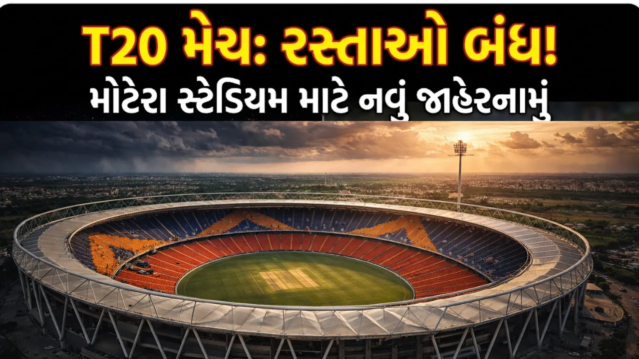 Ahmedabad Traffic Police Notification T20 Match