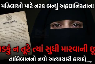 Taliban new law on domestic violence