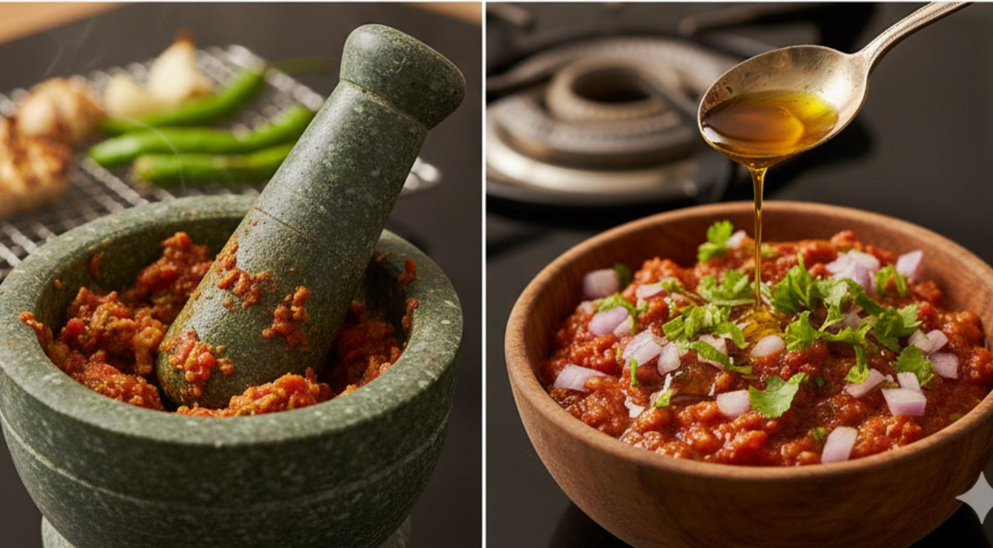 Tomato Chutney, ટમેટાની ચટણી, ભૂંજીને, 5 મિનિટમાં ,તૈયાર