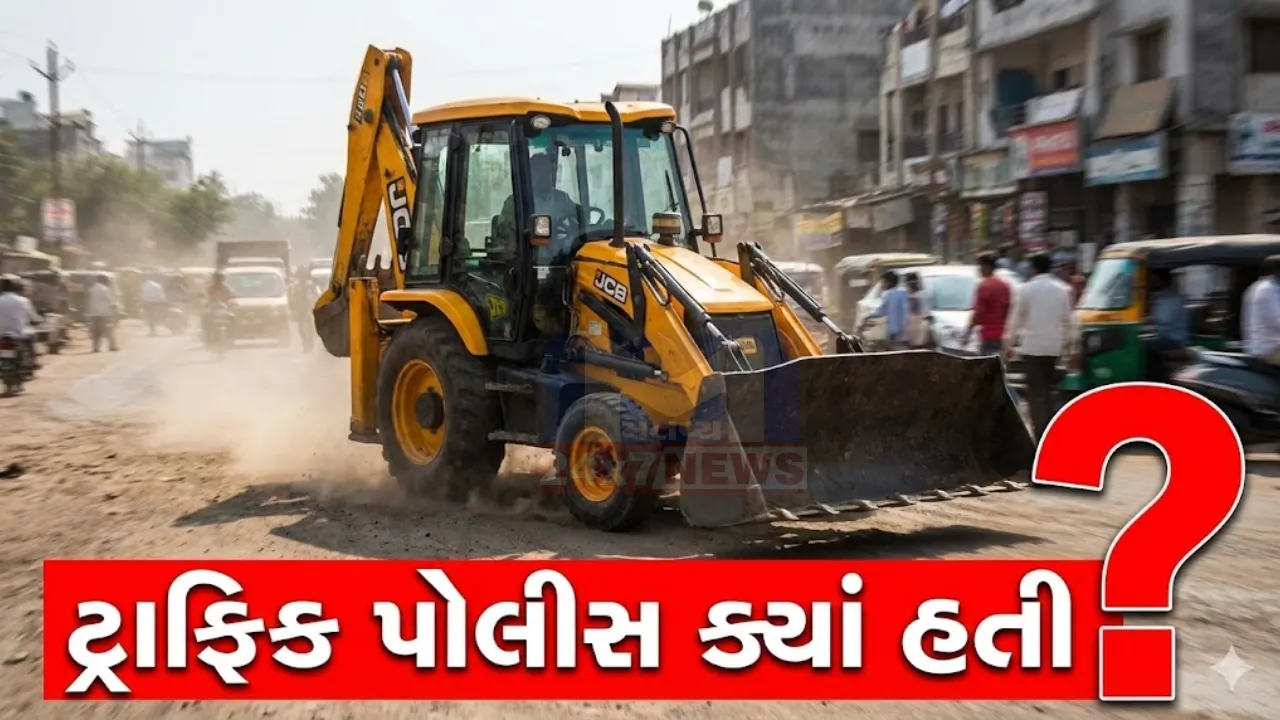 Vadodara JCB Viral Video Action