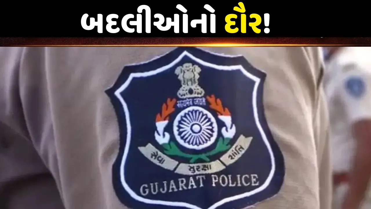 Vadodara Police કમિશનરે 9 PI અને 11 પોલીસકર્મીઓની કરી બદલી