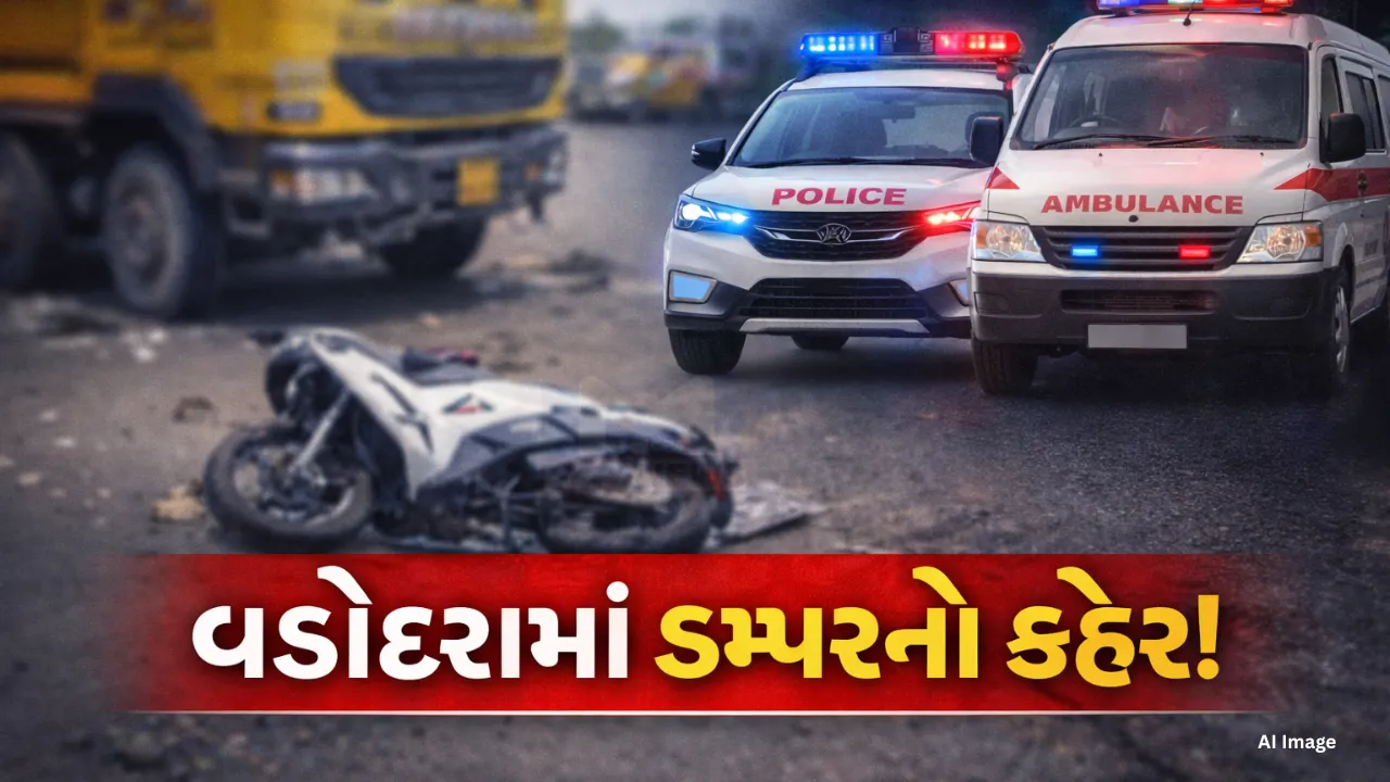 Vadodara Tarsali Accident News