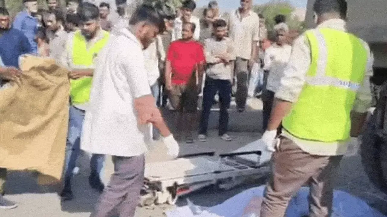 Vadodara Tarsali Accident News