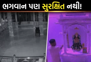 Vadodara Temple Theft CCTV