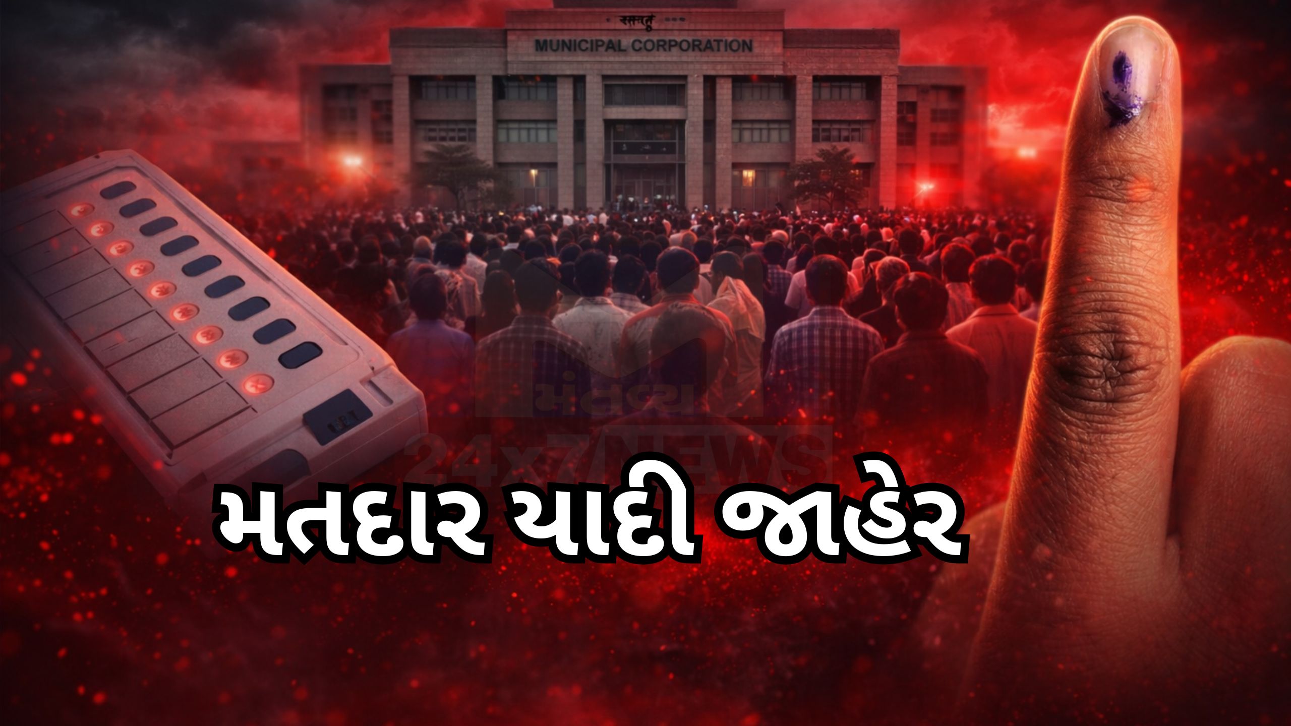 અમદાવાદ સહિત 15 મનપાલિકાની Voter list પ્રસિદ્ધ