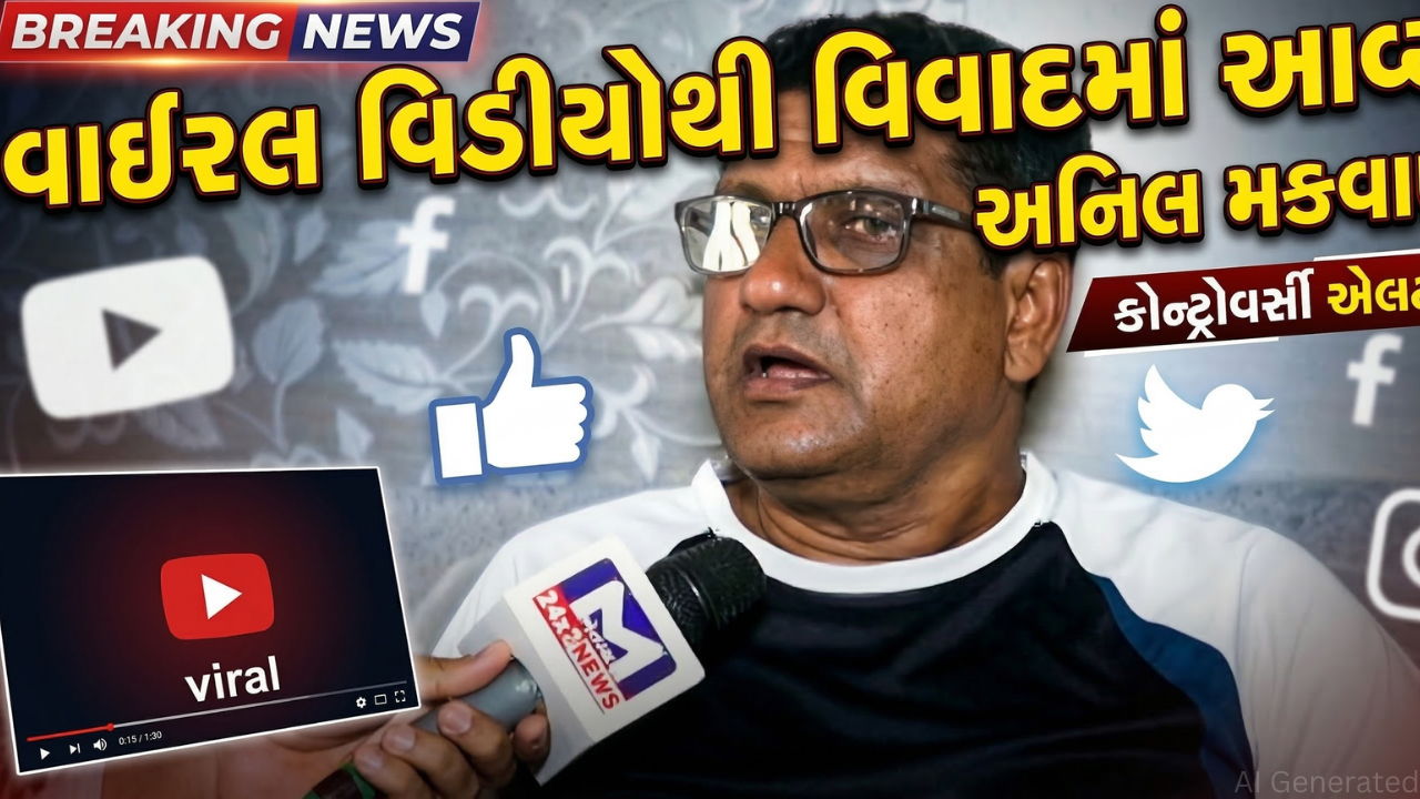 Anil Makvanaનો પતાવટનો વિવાદાસ્પદ વિડીયો વાઇરલ