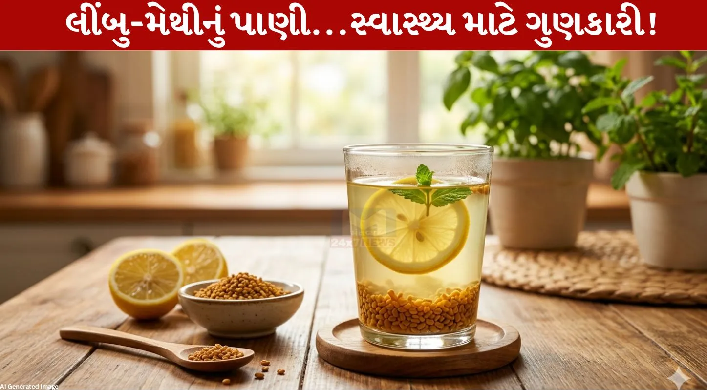 Lemon Methi Water, ડાયાબિટીઝ, ગેસ, પાચન,