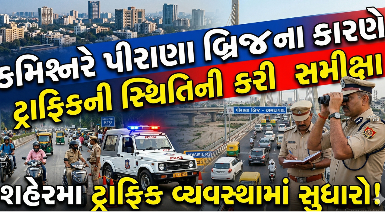 Pirana Bridgeની મુલાકાતે આવ્યા પોલીસ કમિશ્નર મલિક