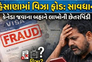 Visaના નામે 6.80 લાખનો ફ્રોડ, મહેસાણામાં કરાઈ ફરિયાદ