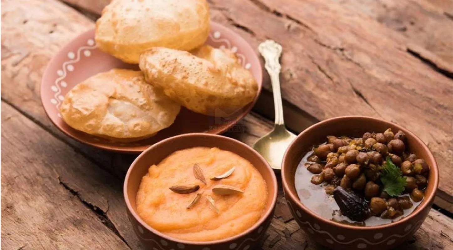 Kanya Pujan Prasad, ખીર, કાળા ચણા, હલવો, નવદુર્ગા