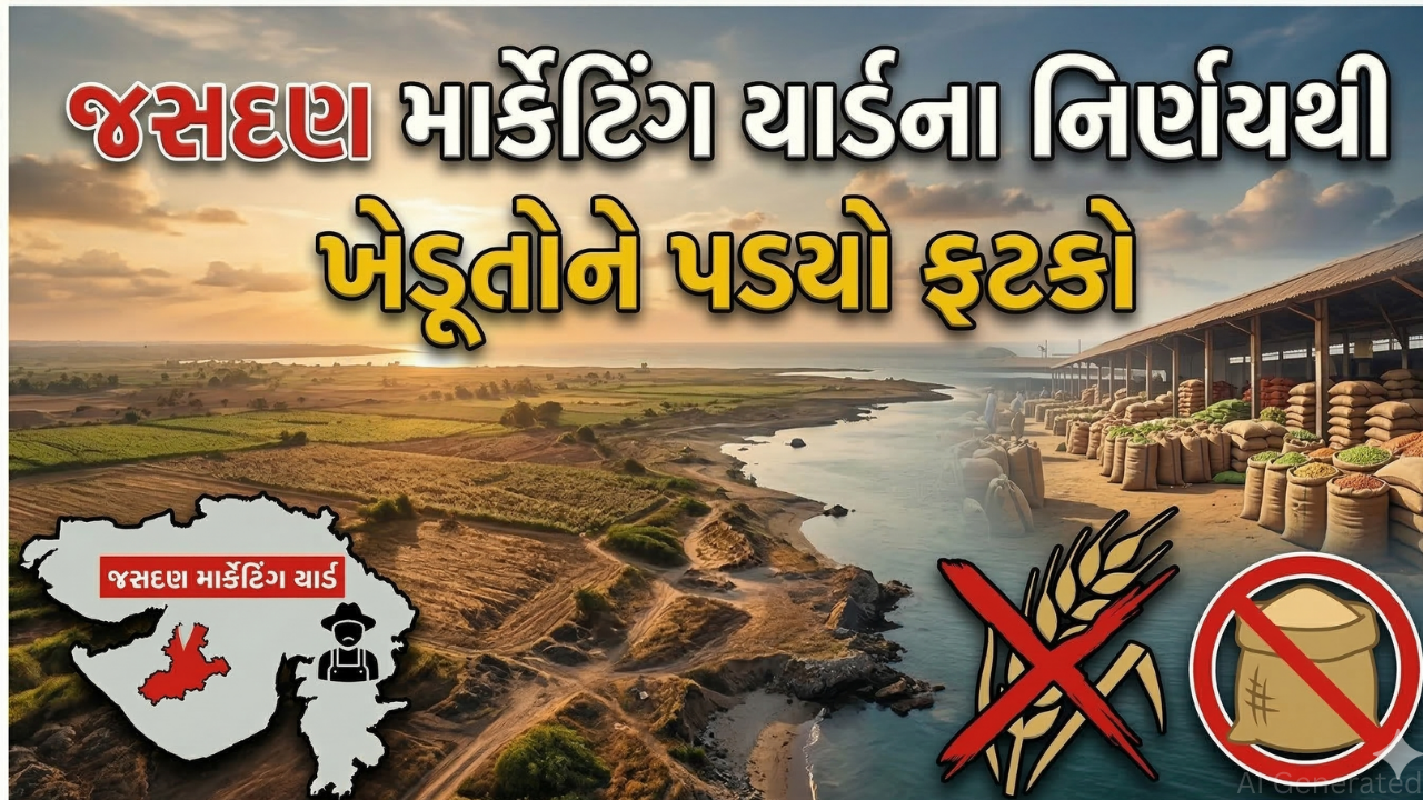Jasdan માર્કેટિંગ યાર્ડના નિર્ણયથી ખેડૂતોમાં નારાજગી