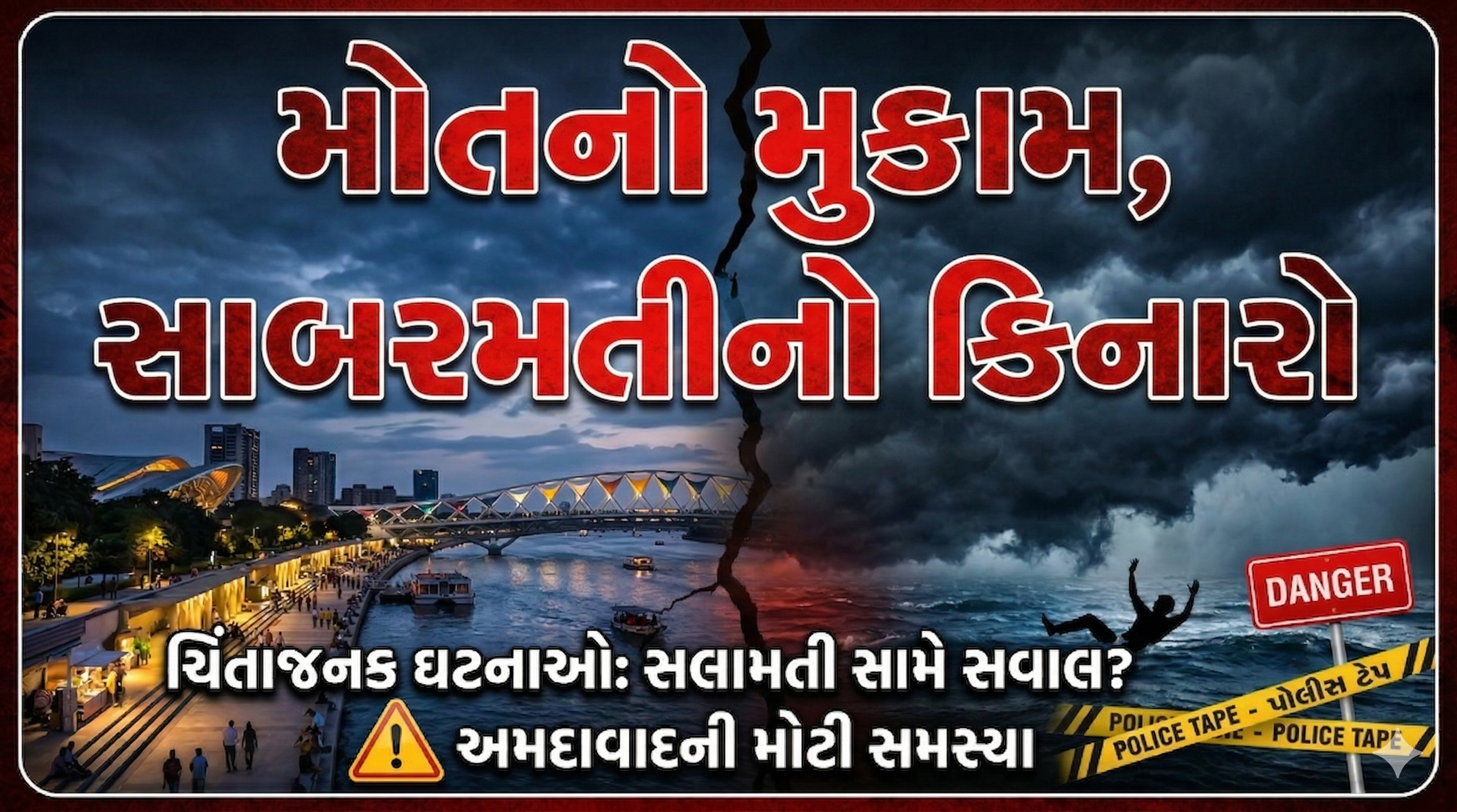 અમદાવાદમાં Sabarmati River front બન્યો સુસાઇડ ફ્રન્ટ