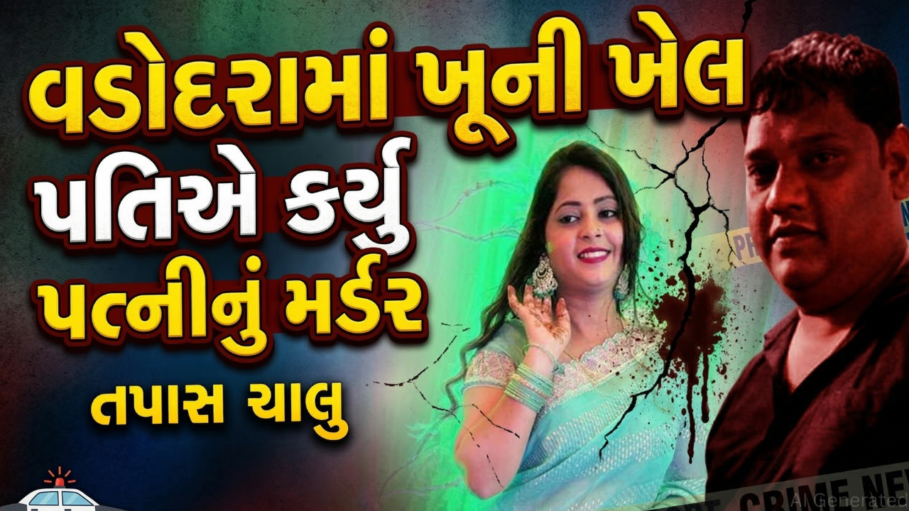વડોદરામાં પતિએ કર્યુ Wife Murder