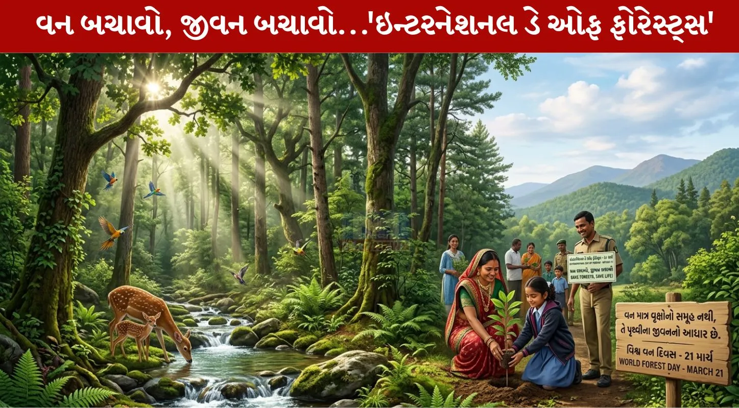 International Day of Forests, જળવાયુ પરિવર્તન, ગુજરાત, વનનો નાશ, 21 માર્ચ