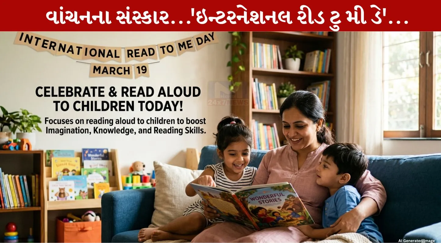 International Read To Me Day, પુસ્તકો, બાળકોનો વિકાસ, 19 માર્ચ, મોબાઇલ