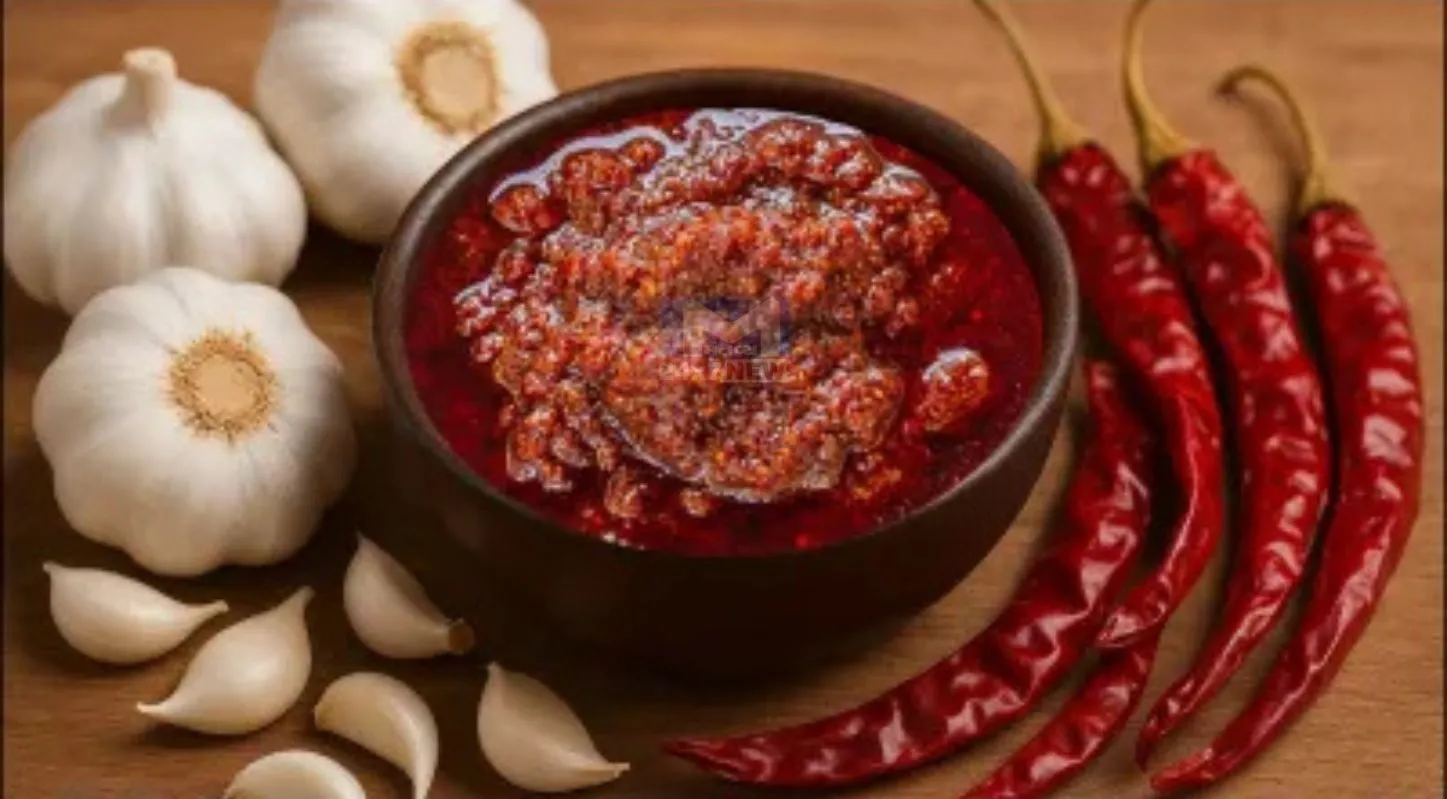 Marwadi Lahsun Chutney, દેશી સ્વાદ, આમલી, તીખી ચટણી, રાજસ્થાની