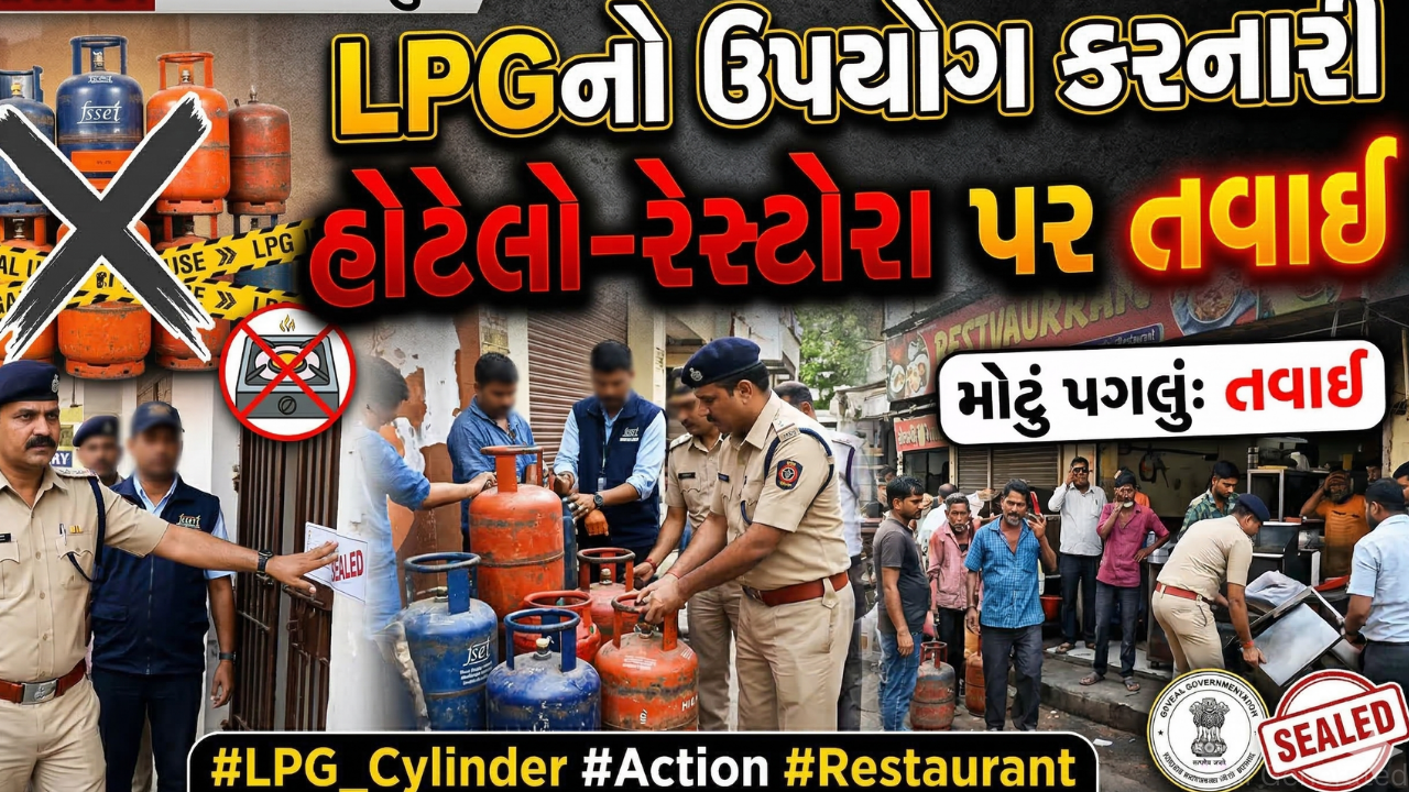 LPGની અછત વચ્ચે રાજકોટમાં પુરવઠાતંત્રનું મેગા સર્ચ